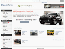 Tablet Screenshot of dev.classyauto.com