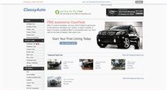 Desktop Screenshot of classyauto.com